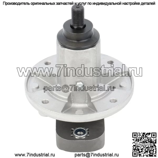 Комплект из 2 шпинделей в сборе с гайкой шкива, новый подходит для John Deere L111 L118 L120 L130 - Image 3