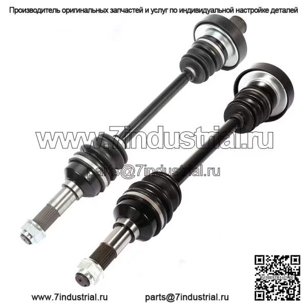 Задние оси CV левый + правый для 2004-07 Yamaha Rhino 660 06-09 Yamaha Rhino 450 4x4 (подходит: Yamaha Rhino 660)