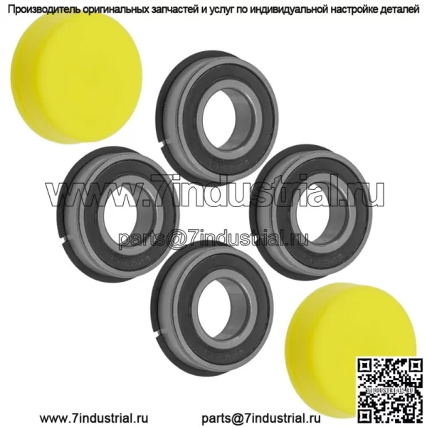 Шариковый подшипник колеса с крышкой для фронтальной косилки John Deere F710 F725 F735 F910 F911 F912 - Image 4