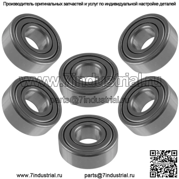 6 подшипников шпинделя для John Deere JD9296 JD9239 0,75x1,78x0,625, новый