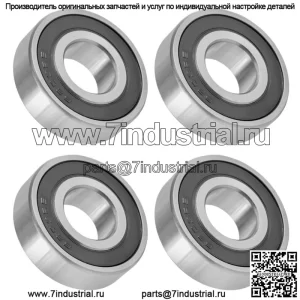 4 шарикоподшипника шпинделя для John Deere 14.542GS 1642HS 1742HS 17.542HS Sabre
