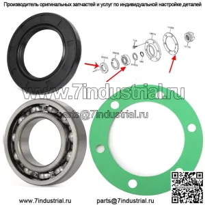 Для Kawasaki Mule #92049-1298 Внутренний подшипник заднего моста, уплотнение и прокладка # 11060-1251 (Для: более одного автомобиля)