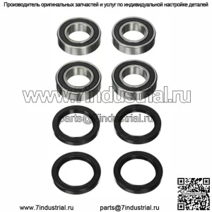 Подходит для комплекта подшипников ступицы колеса дизельного двигателя Kawasaki KAF950 Mule 4010 Trans 4x4 2010 года выпуска.
