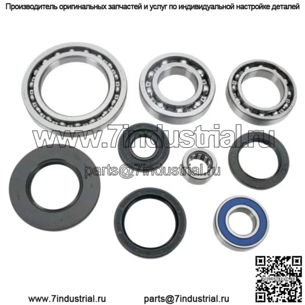 Комплект подшипников заднего дифференциала квадроцикла Honda TRX350D FourTrax Foreman 4x4 1987-1989 гг.