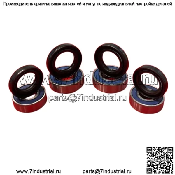 Honda TRX200D 1990-1997 Подшипники и уплотнения передних колес TRX 200 (Для: Honda FourTrax 200)