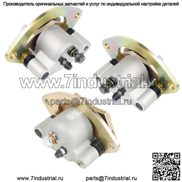 Передний задний тормозной суппорт с колодками для Polaris Sportsman XP 850 2010 2011-2015 - Image 5