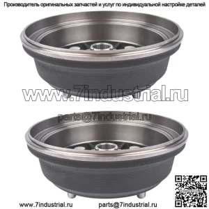 Пара передних тормозных барабанов для Kawasaki Mule 3000 3010 4000 4010 KAF950E 4x4 Diesel (Для: более одного автомобиля)