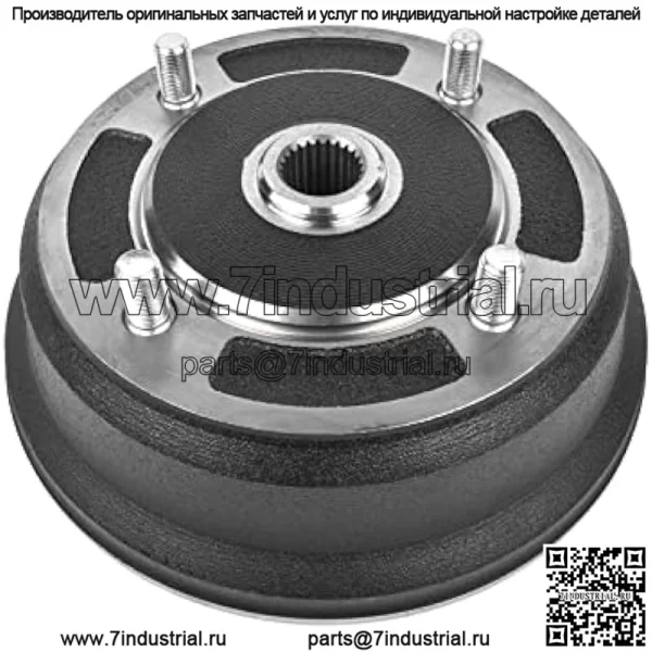 Bicos 41038-1345 41038-0034 Передний тормозной барабан с болтами Подходит для Kawasaki Mule 3000 3010 4000 4010 2001-2008 Заменяет 41038-7501