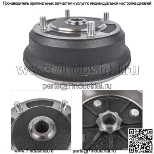 Передний тормозной барабан для газового дизеля Kawasaki Mule 3000 3010 4000 4010 2001-2008 гг.