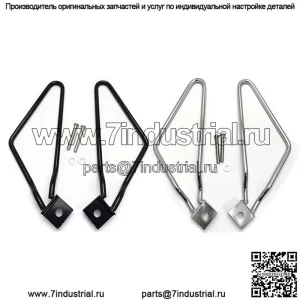 Аксессуары для мотоциклов, уличных автомобилей, круизного принца, универсальная модифицированная седельная сумка, боковая сумка, защитный кронштейн, боковой ящик, металлический кронштейн