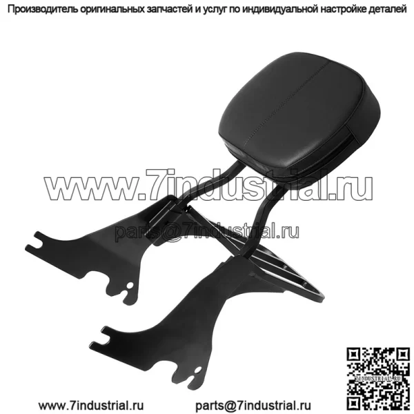 Задний подлокотник для мотоцикла, багажник, подходит для Harley Sportster xl883 04-21, черный - Image 3