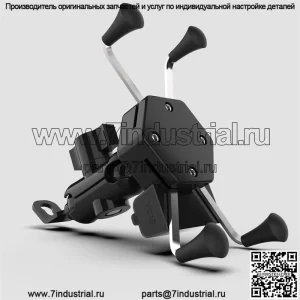 Зарядное устройство X-типа для мотоцикла, скутера, кронштейн для стойки для мобильного телефона, USB-источник автомобильной зарядки, навигационная стойка с водонепроницаемым переключателем
