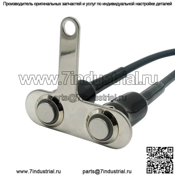 Мотоцикл модифицированный кран на руль, металлический кронштейн, светодиодная фара, звуковой сигнал, самоблокирующийся, с самовозвратом - Image 3