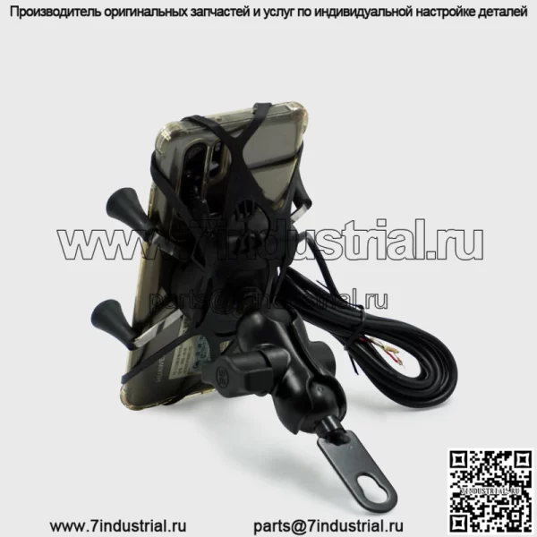 Мотоциклетный кронштейн для мобильного телефона, электромобиль, велосипед, модифицированное USB-зарядное устройство, зеркало, сиденье, регулируемый на 360 градусов кронштейн для мобильного телефона - Image 2
