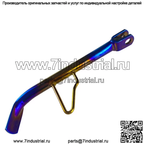 Измененные заводские прямые продажи, установленные аксессуары для электромобилей для мотоциклов, боковая опора корзины с покрытием, боковая опора с одной опорой и пружиной - Image 2