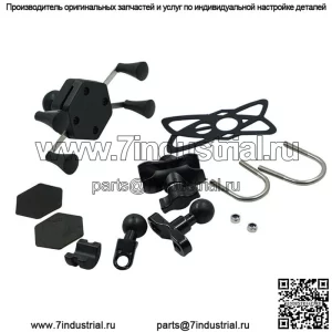Кронштейн для мобильного телефона на мотоцикле, зарядка через USB, 12 В, кронштейн для навигации, кронштейн для электромобиля, велосипеда, X-типа, кронштейн для мобильного телефона