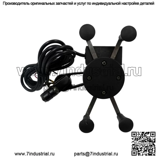 Заводской прямой мотоциклетный кронштейн для мобильного телефона с USB-зарядкой, 12 В, навигация, фиксированный смеситель на руле, универсальный монтажный кран - Image 2