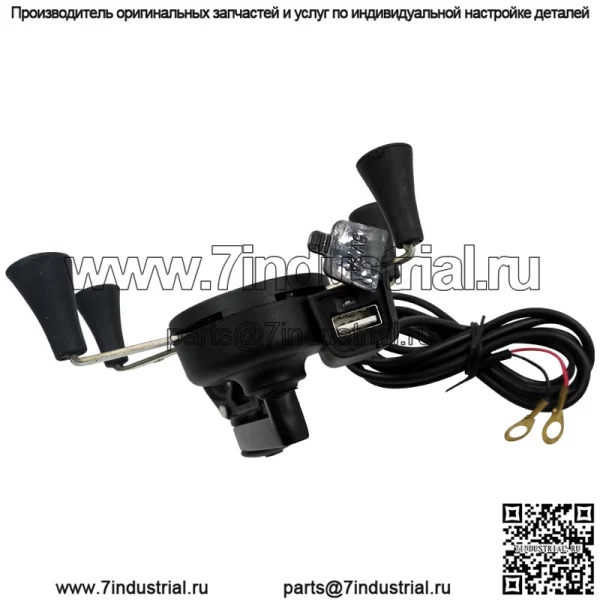 Заводской прямой мотоциклетный кронштейн для мобильного телефона с USB-зарядкой, 12 В, навигация, фиксированный смеситель на руле, универсальный монтажный кран - Image 4