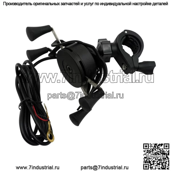 Аксессуары для мотоциклов, автомобильный держатель для мобильного телефона с USB-зарядным устройством, руль, зеркало, сиденье, вращение на 365 градусов, навигационная рамка 5V2A - Image 4