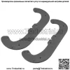 Лопасти ротора для снегоочистителя Toro 38272 180 Power 18 дюймов 117-7700 2x - Image 4
