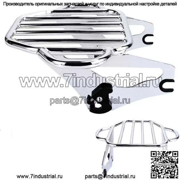 Съемный двухместный багажник для Harley Road King Street Electra Glide 2009-Up