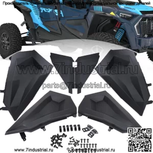 Половинные нижние дверные вставки пластиковые для Polaris RZR XP/S 4 1000/900 TURBO 2014-23