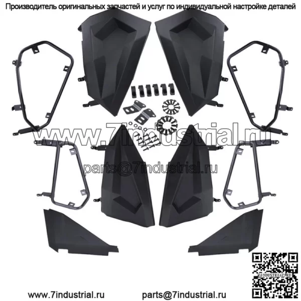 Нижняя дверная вставка для Polaris RZR XP 4 1000 RZR XP 4 900 Turbo 4 сиденья 2014-2023