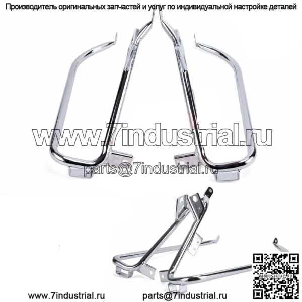 Защитные дуги для кронштейна седельной сумки для Harley Touring Street Road Glide 2009-13