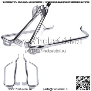 Опорные кронштейны для седельной сумки, подходят для Harley Touring Electra Street Glide 09-13 12