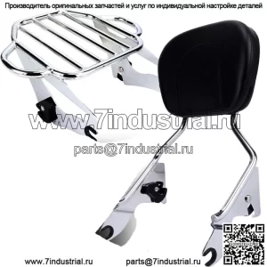 Багажник Sissy Bar со спинкой пассажира для Harley Road King Glide 2009-23