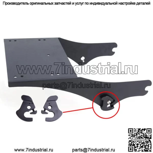 Кронштейн багажника Two Up Tour Pack Pak для Harley Touring Road King 97-08