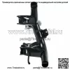 Поперечина задней подвески для Dodge Caliber Jeep Compass Patriot 4WD 2007-17 - Image 2