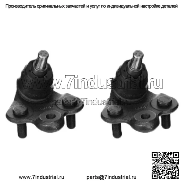 Для 2006-2011 Acura CSX 2.0L Комплект шаровых шарниров переднего нижнего рычага, черный, 4 шт. - Image 4