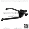 Для Polaris 0454270-067 Черный левый передний рычаг управления 2009-2019 EFI Pursuit RZR 170 - Image 4
