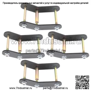 Для Jeep Wrangler YJ 1987-1995 годов, 4 шт., 1,5-дюймовый передний и задний подъемный комплект, скобы