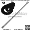 Рулевой вал с шестерней для MTD Craftsman LT1500 LT1700 LT2000 (2010) 617-04024 - Image 5