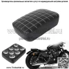 Аксессуары для мотоциклов Harley модифицированный XL883 1200 X48 72 присоска задняя подушка ретро алмаз - Image 4