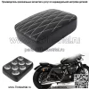 Аксессуары для мотоциклов Harley модифицированный XL883 1200 X48 72 присоска задняя подушка ретро алмаз - Image 5