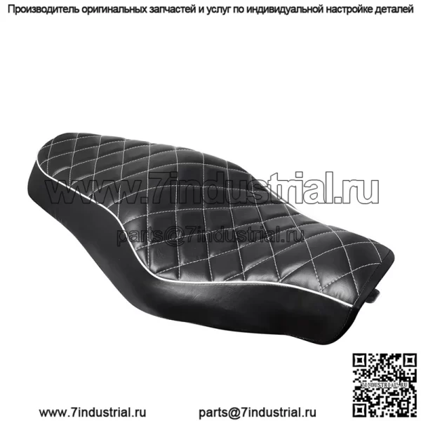 Аксессуары для мотоциклов, модифицированная Harley 883 XL1200, цельная сумка для сиденья с подушкой, сиденье для двух человек - Image 4