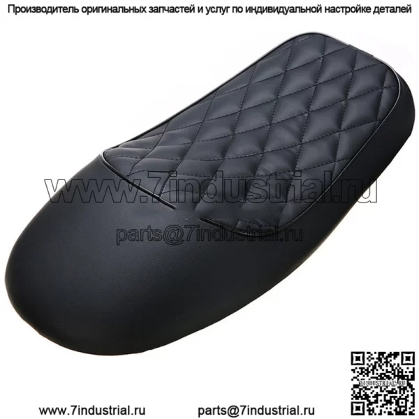 Подушка сиденья мотоцикла CG125 длиной 53 см, модифицированная в стиле ретро, сумка для сиденья в стиле ретро с пряжкой