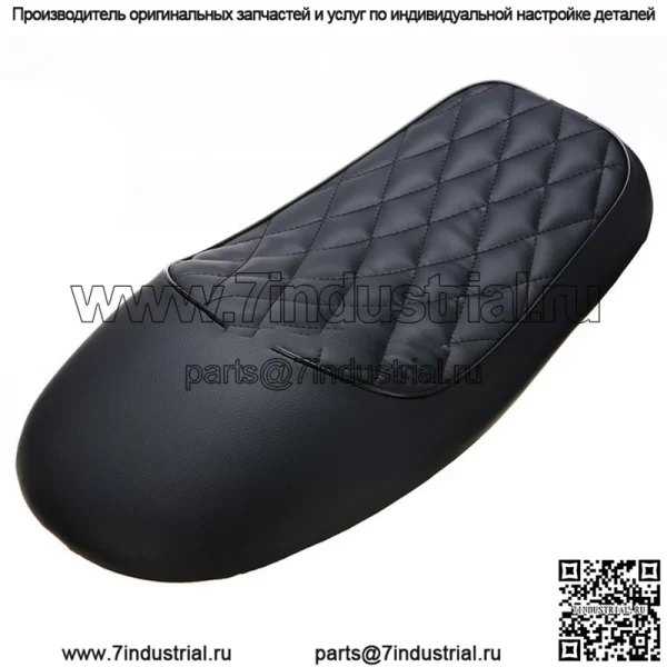 Подушка сиденья мотоцикла CG125 длиной 53 см, модифицированная в стиле ретро, сумка для сиденья в стиле ретро с пряжкой - Image 2