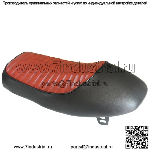 Ретро модифицированная подушка сиденья мотоцикла CG125, горбовая подушка, седло, сумка для сиденья, 53 см, короткая версия, модифицированная в кафе - Image 2