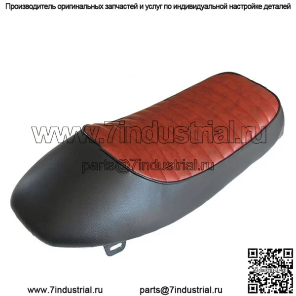 Ретро модифицированная подушка сиденья мотоцикла CG125, горбовая подушка, седло, сумка для сиденья, 53 см, короткая версия, модифицированная в кафе - Image 3