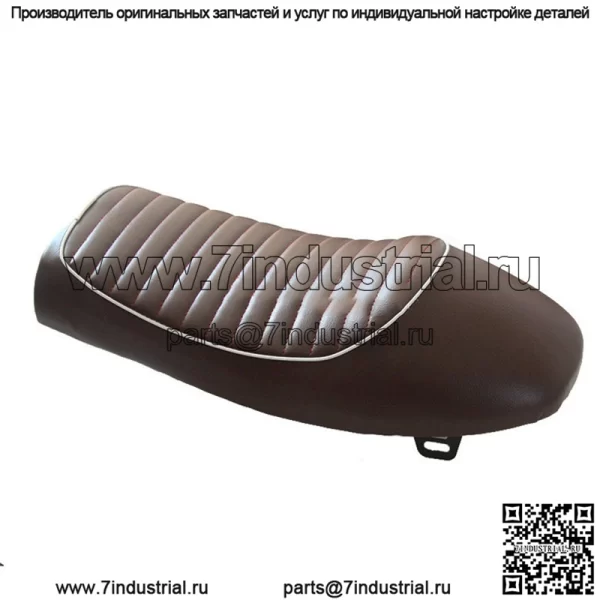 Ретро модифицированная подушка сиденья мотоцикла CG125, горбовая подушка, седло, сумка для сиденья, 53 см, короткая версия, модифицированная в кафе