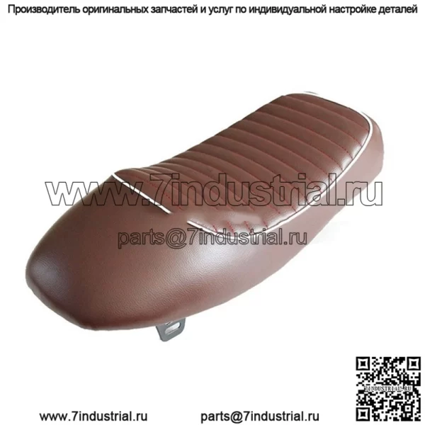 Ретро модифицированная подушка сиденья мотоцикла CG125, горбовая подушка, седло, сумка для сиденья, 53 см, короткая версия, модифицированная в кафе - Image 3