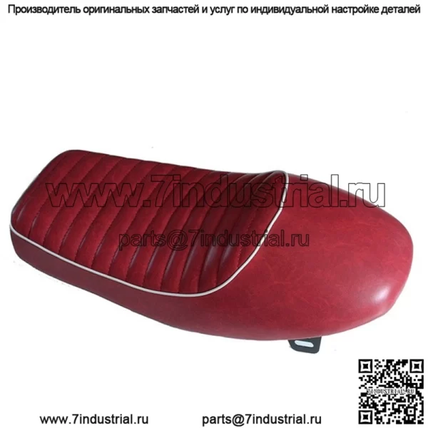Ретро модифицированная подушка сиденья мотоцикла CG125, горбовая подушка, седло, сумка для сиденья, 53 см, короткая версия, модифицированная в кафе - Image 3