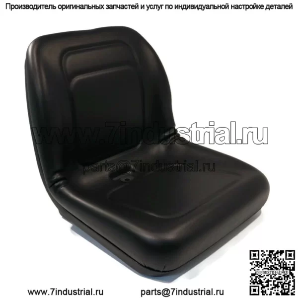 Черное сиденье с высокой спинкой для John Deere L110, L111, LA115, L118, L120, L130, L135 - Image 4