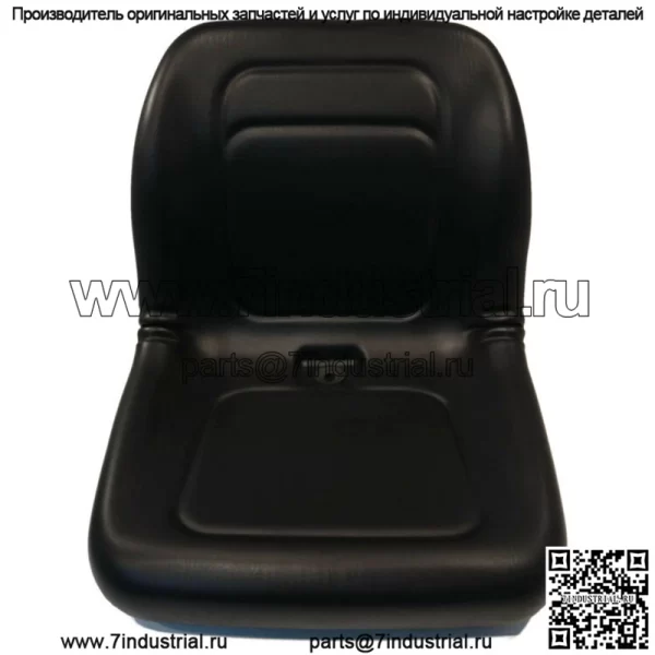 Черное сиденье с высокой спинкой для John Deere L110, L111, LA115, L118, L120, L130, L135 - Image 5