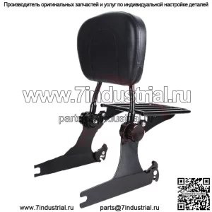 Съемная спинка Sissy Bar с багажником для Harley Dyna Low Rider Custom FXD 02-05