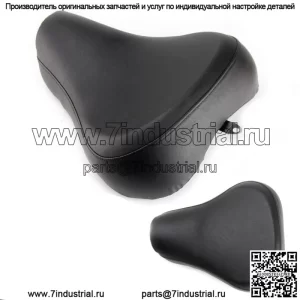 Переднее гладкое широкое туристическое сиденье Solo для Harley Sportster XL 883 1200 72 48 83-03